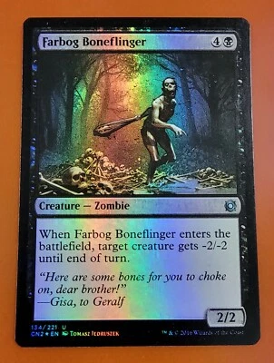 1x Farbog Boneflinger | FOIL | Conspiracy Take the Crown | MTG Magic Cards - Image 1 of 2