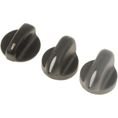 76882 Dorman Set of 3 A/C AC Control Knobs New for Pontiac Grand Prix Am Century - Image 1 of 4