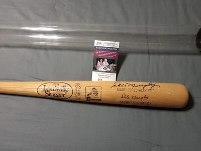 DALE MURPHY autographed signed Louisville Slugger Bat ATLANTA BRAVES JSA AUTO 34 - Image 1 of 4