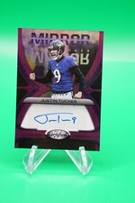 2021 Certified Mirror Signatures Purple SSP /10 #82 Justin Tucker Auto ES6