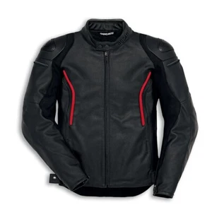 Motorradjacke Ducati, Dainese Stealth Herren, Leder, Gr. 50. Mit Protektoren. - Bild 1 von 11