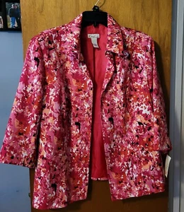 KIM ROGERS LADIES PINK JACKET -SIZE 16 - Picture 1 of 2