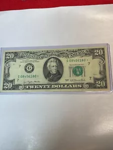 $20 Twenty Dollars Bill 1977 G STAR * NOTE GREAT SHAPE! - Picture 1 of 3