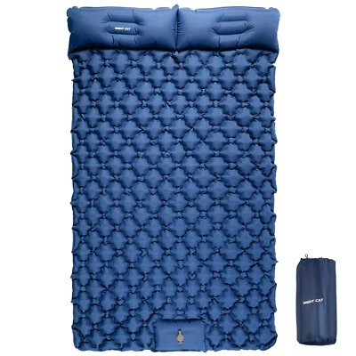 1-2 Person Self-Inflatable Camping Mat Outdoor Double Sleeping Pad Air Mattress - Image 1 of 4