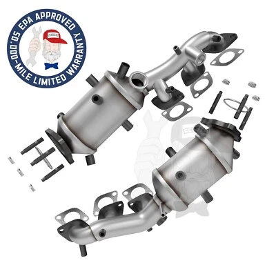 Superior Catalytic Converter Set for 2002-2004 Nissan Frontier Xterra 3.3L - Image 1 of 4