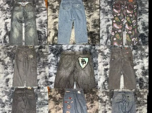 Lot Of 9 Vintage Y2K 90’s Baggy Jeans & Shorts Size’s Vary Reselling Bundle - Picture 1 of 24