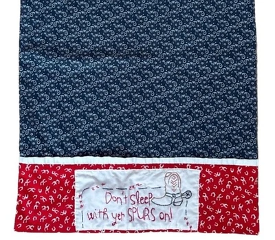 Funda de Almohada Vaquera Western Hecha a Mano Doble Individual Habitación Infantil Novedad Rojo Blanco Azul Foto 1 de 4