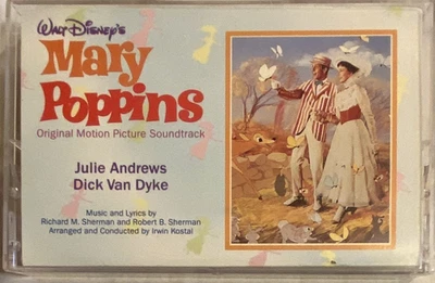 Walt Disney's MARY POPPINS Original Motion Picture Soundtrack Cassette Tape OST - Image 1 of 3