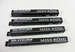 Menge 4 Miss Rose Eyeliner schwarz Gel langanhaltend EP-03 Neu mit Karton - Bild 1 von 7