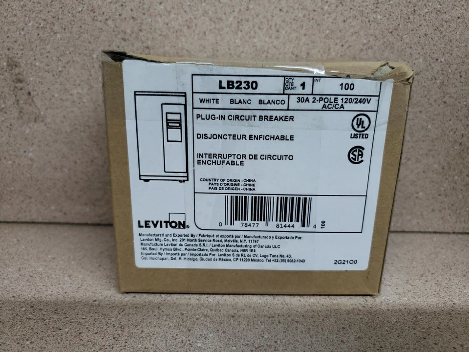 LEVITON LB230 / LB230 NOS Foto 1 de 1