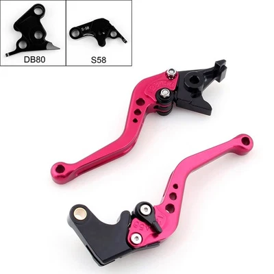 Short Brake Clutch Levers For Aprilia TUONO V4R 2011-2014 Red #3 Foto 1 de 3