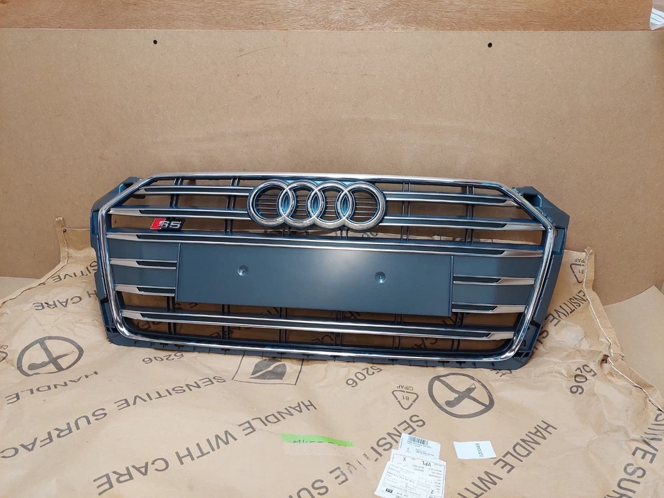 Parachoques delantero Audi S5 parrilla radiador línea S 8W6853651AP RP5 genuino NUEVO negro Foto 1 de 4