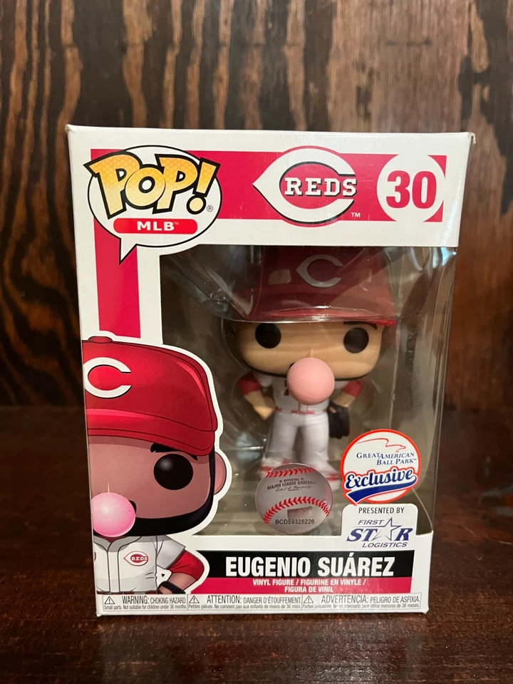 Eugenio Suarez Funko Pop 30 Cincinnati Reds MLB New in Box Bobblehead - Image 1 of 1