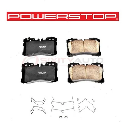 PowerStop Front Disc Brake Pad & Hardware Kit for 2007-2017 Lexus LS460 4.6L if Foto 1 de 4