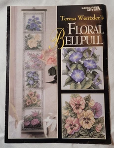 FLORAL BELLPULL by TERESA WENTZLER  cross stitch chart #3039 by Leisure Arts - Picture 1 of 2