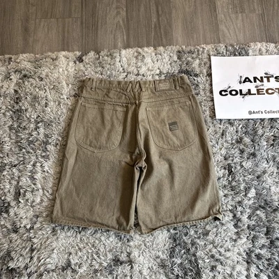 Pantalones Cortos Vaqueros Vintage Años 90 Y2K Marithe Francois Girbaud Beige Denim Talla 38 Foto 1 de 4