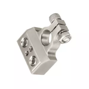 Universal Dual 1/0 & 8 Gauge Positive or Negative Battery Terminal Connector - Picture 1 of 10
