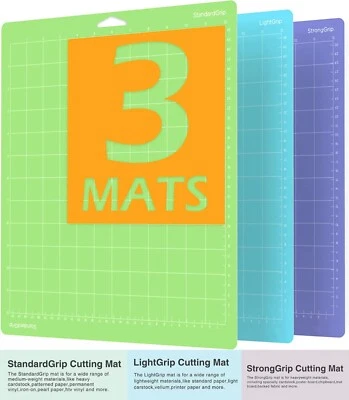 3Pcs Cutting Mat for Cricut Maker Explore Air 2 One Cricut Accessories Adhesive - Image 1 of 4
