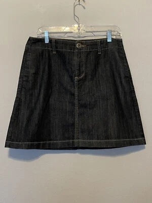 Falda vaquera Willi Smith lavado oscuro, talla 8 Foto 1 de 4