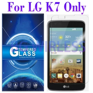 For LG K10 Only GENUINE GUARD Premium 9H Clear Tempered Glass Screen Protector - Picture 1 of 2