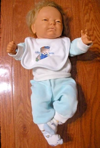 Berjusa Newborn Boy Doll Life Size 19” Anatomically Correct with Hair - Picture 1 of 10