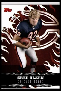 2007 Topps #10 Greg Olsen Red Hot Rookies Chicago Bears - Bild 1 von 2