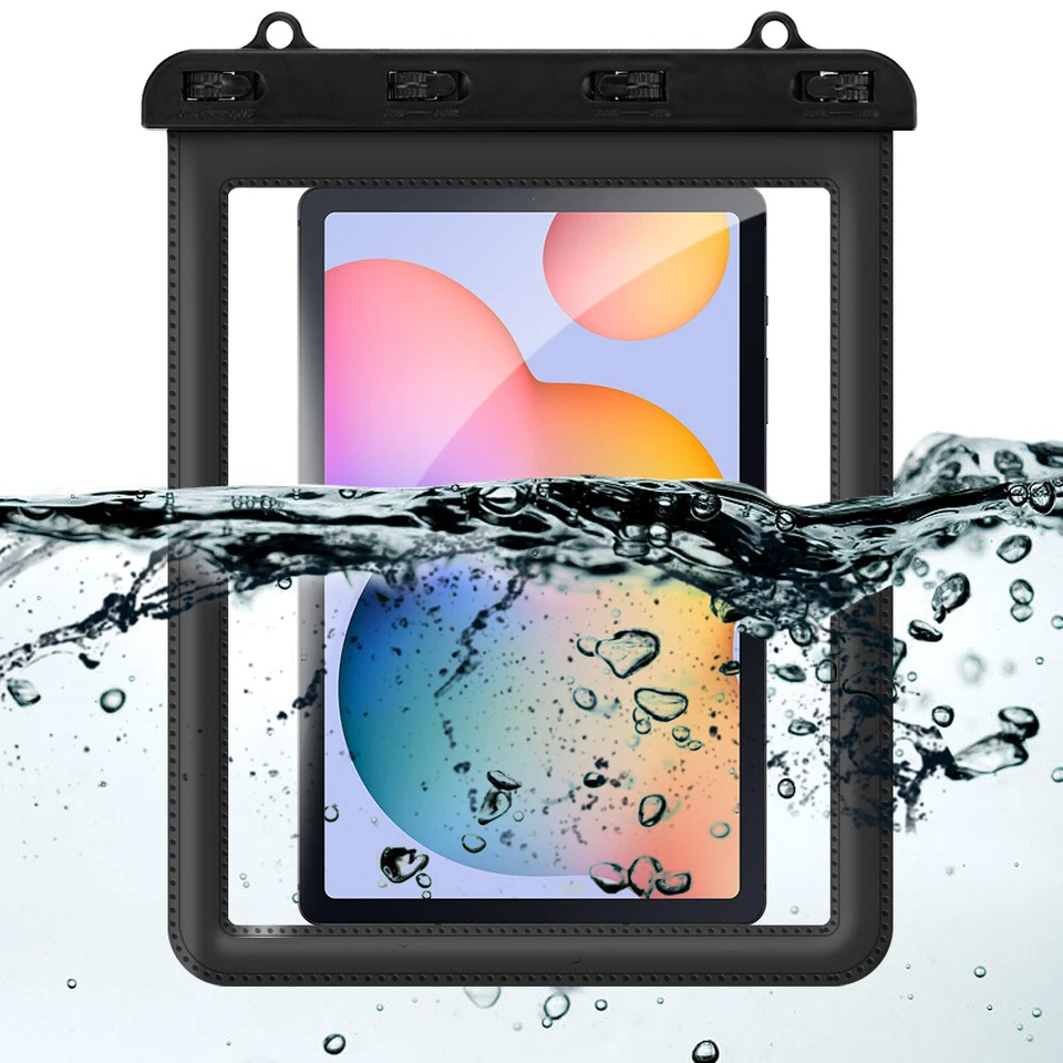 Funda Resistente al Agua Tablet Bolsa Seca con Cordón Hasta 11.5" para Apple iPad Foto 1 de 4