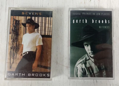 Garth Brooks (Cassette x2) No Fences (1990) + Sevens (1997) - Image 1 of 3