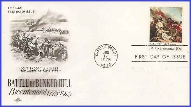 USA4 #1564 U/A ARTCRAFT FDC   Bunker Hill Battle - Image 1 of 1