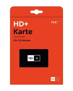 HD+ Karte für 12 Monate HD+ Sender FullHD Sat Empfang Astra - Bild 1 von 2