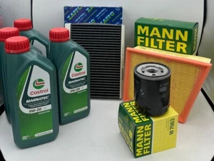 KIT TAGLIANDO FORD FIESTA VII 1.0 1.1 FINO A 11/2019 4 LT CASTROL MAGNATEC 5W20 - Foto 1 di 1