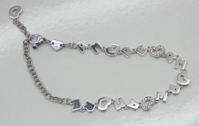 Brazalete Pasquale Bruni AMORE de oro blanco de 18k con corazones de diamantes Foto 1 de 4