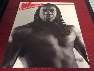 WWE Booker T Print Ad Poster Art (Frame Not Included) - Picture 1 of 2