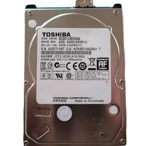 Toshiba MQ01UBD050 HDKBD16AZA01 T AZA AA00/AX001U Philippines 500gb USB APR2013 - Afbeelding 1 van 1