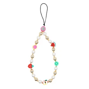 Handyriemen Perlenbesetztes Handy-Schlüsselband Telefon Lanyard -Gurt - Zdjęcie 1 z 12