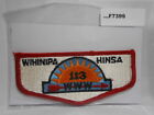 WIHINIPA HINSA RED BORDER SOLID FLAP (VINTAGE) F7399