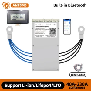 ANT SMART BMS 8-20S 100-575A LiFePO4 Li-ion LTO Battery Protection Board+LCD AUK - Picture 1 of 14