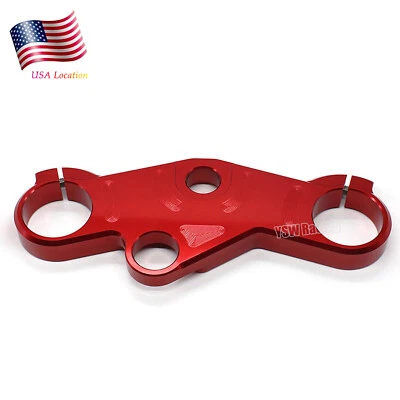 Garfos de montagem em árvore braçadeira tripla superior CNC para Suzuki GSXR600/750/1000 2001-2002 EUA - Imagem 1 de 4