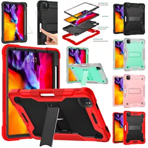 For iPad 5/6/7/8/9/10/11th A16 Mini Air Pro 11" 13" Heavy Duty Case Cover Stand - Picture 1 of 56