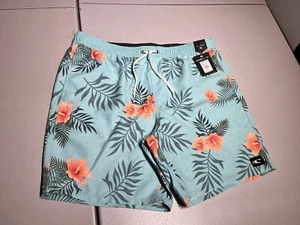 O'neill Shorts Men's XL Santa Cruz Floral Volley Board Trunks Swim Beach Pocket - Picture 1 of 8
