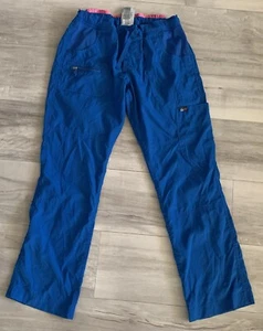 Koi Lite Slim Fit Mechanical Stretch Scrub Pants Blue XS Petite - Picture 1 of 7