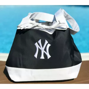 New York Yankees MLB Designer Lunch Tote Embroidered Logo Bag Brand New - Picture 1 of 6