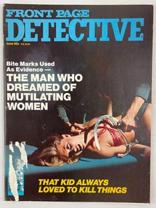 Front Page Detective Magazine, June 1977, Vintage True Crime Stories, Pulp - Picture 1 of 4