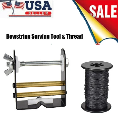 Bow String Server String Serving Jig Tool with Thread Compound Recurve Longbow - Image 1 of 4