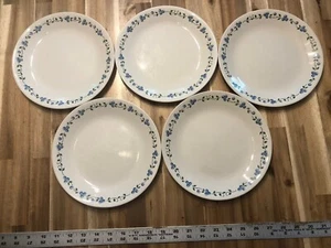 Corelle Blueberry Bouquet Luncheon Plates Set Of 5 Corning - Picture 1 of 5