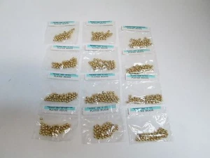 Gold Plated 5mm Round Beads 480 Pieces - Jewelry Making - Picture 1 of 3