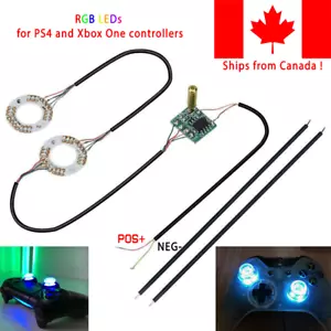 Clear LED lights Analog Thumbstick/Joystick Caps for PS4 and Xbox One Controller - Picture 1 of 9