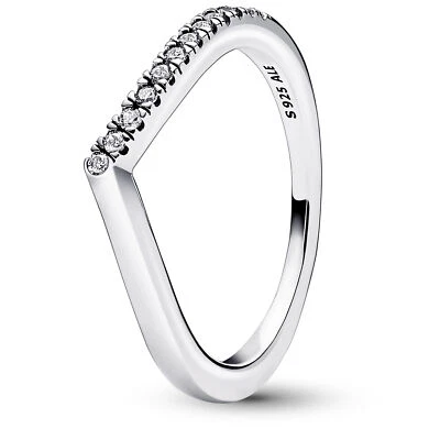 PANDORA Schmuck Damenring Halbfunkelnder Wunsch Silber 192394C01 - Bild 1 von 3