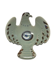 Thunderbird Trinket Dish Vintage Pottery Artist Signed Phoenix Southwestern Bird - Picture 1 of 14
