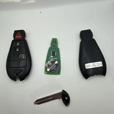 OEM 2013-18 RAM TRUCK 1500 2500 Fobik keyless entry remote fob GQ4-53T /56046955 - Image 1 of 4